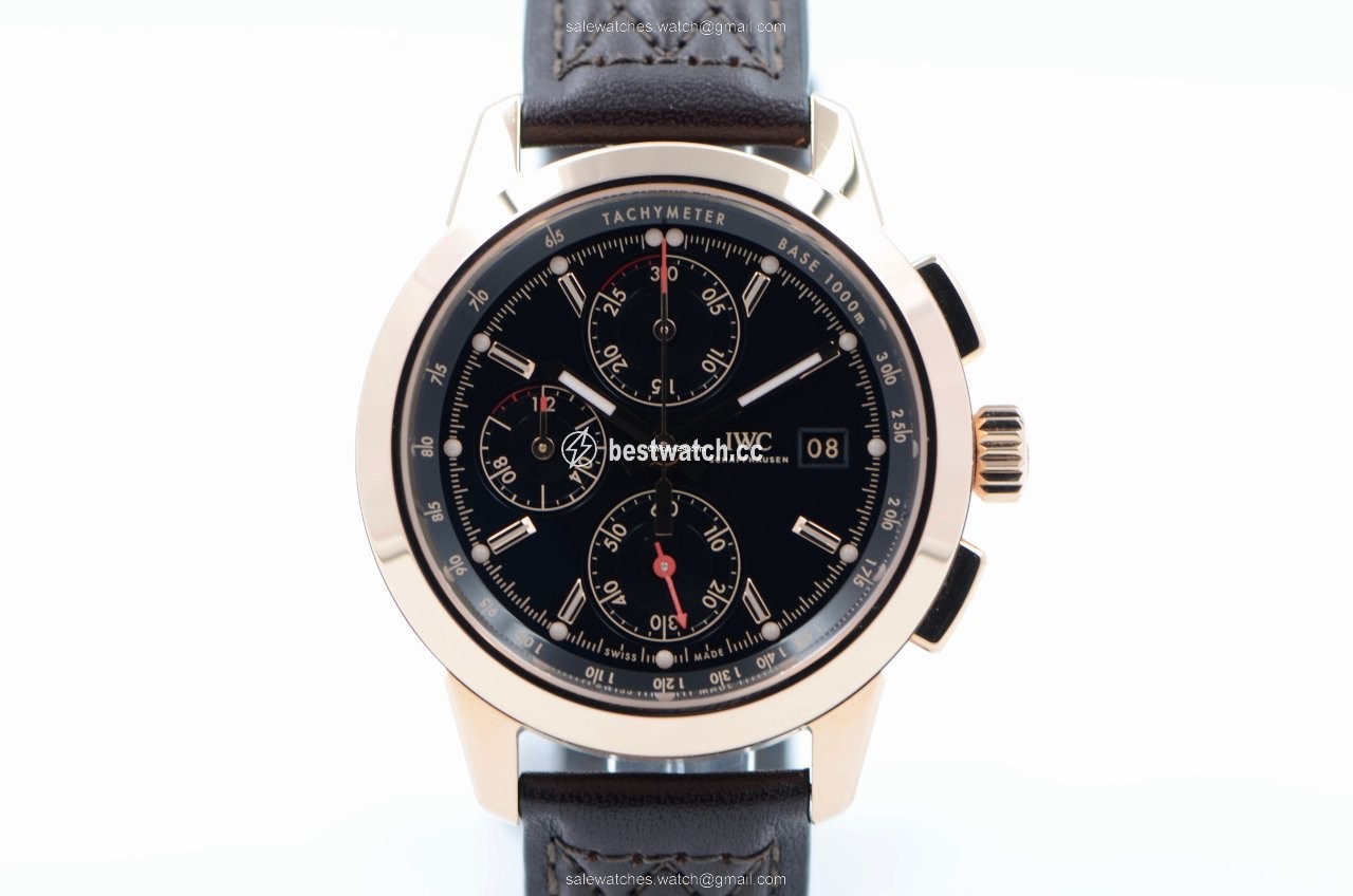 IMG_9086 IWC Ingenieur Chronograph Mens watch Unisex Automatic Red gold IW380703 3