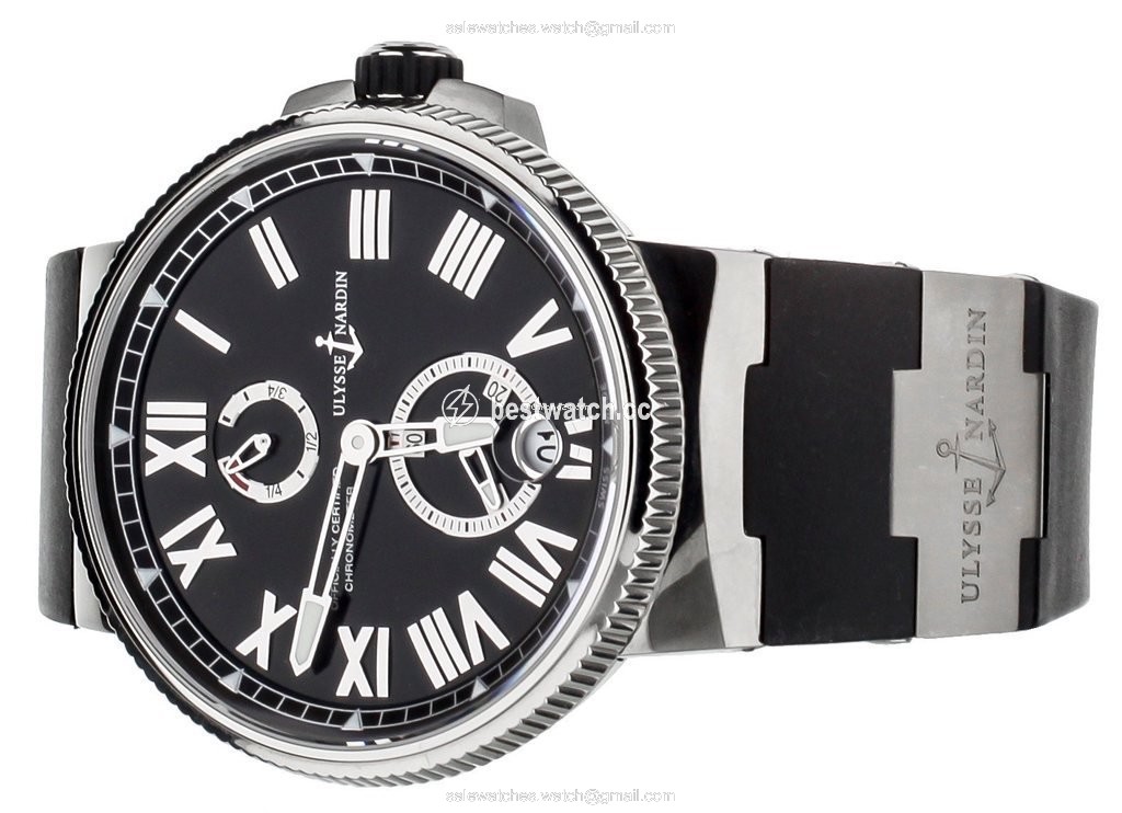 Ulysse Nardin Marine Chronometer Manufacture Mens watch Unisex Automatic Steel 1183-122-42 3