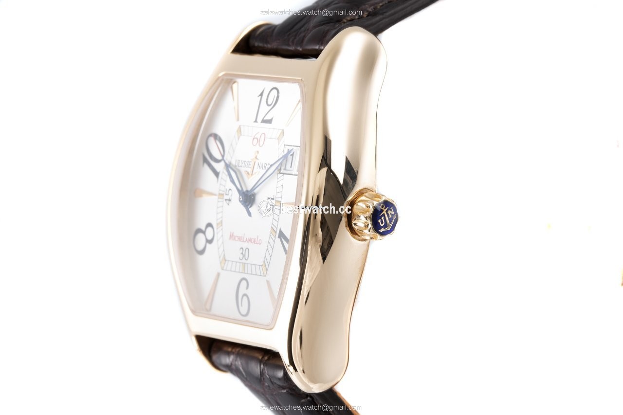 IMG_9086 Ulysse Nardin Michelangelo Mens watch Unisex Automatic Yellow gold 236-48 3