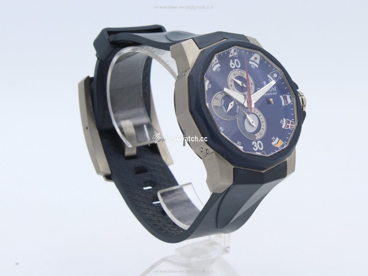 IMG_9086 Corum Admirals Cup Seafender Tides 48 Mens watch Unisex Automatic Titanium 01.0005 3