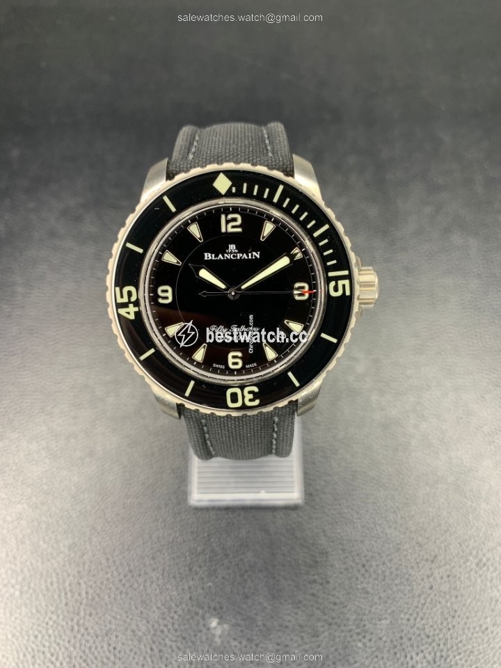 Blancpain Fifty Fathoms Mens watch Unisex Automatic Titanium 5015-12B30-B52A 3