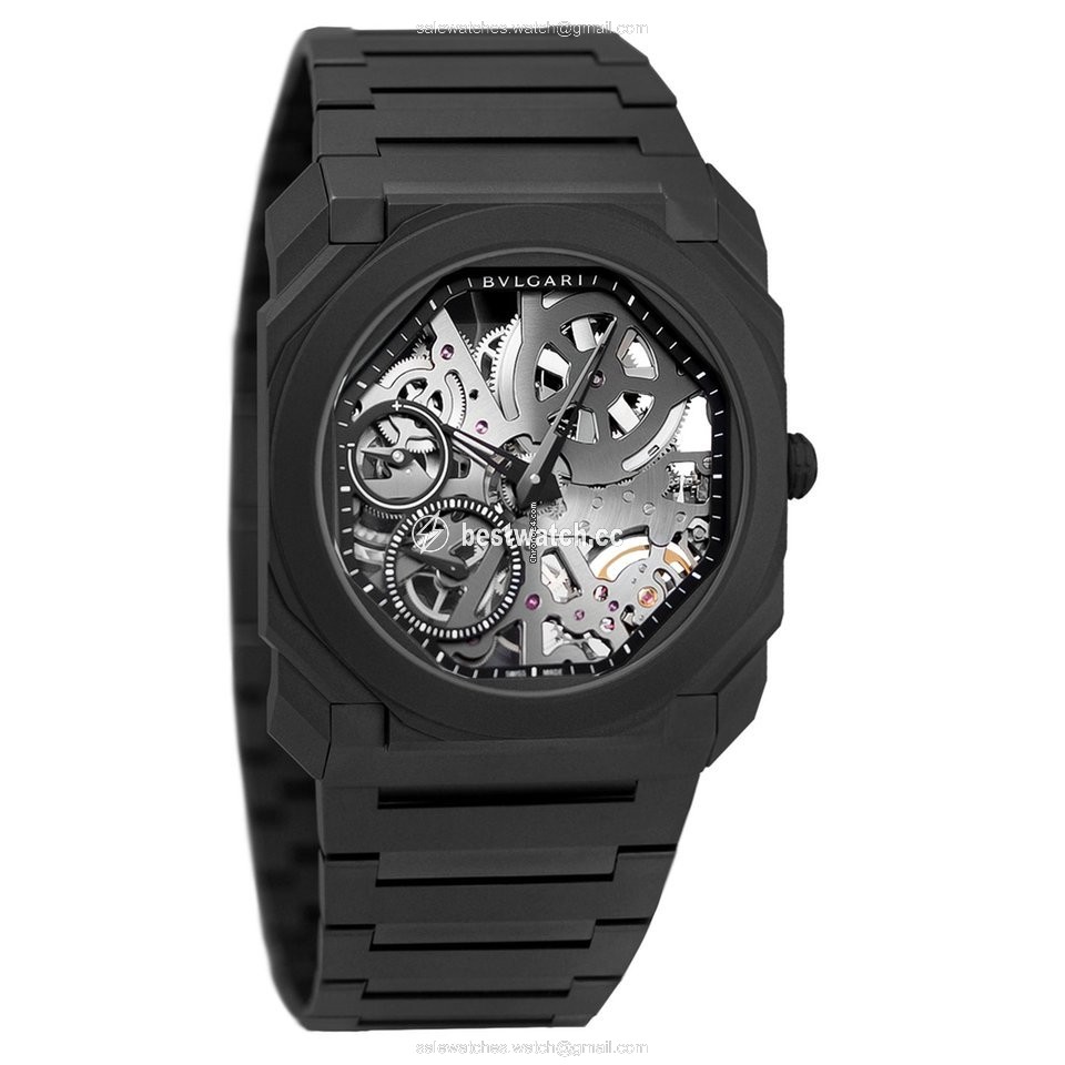 Bulgari Octo Mens watch Unisex Manual winding Ceramic 103126 BGO40CCXTSK 3