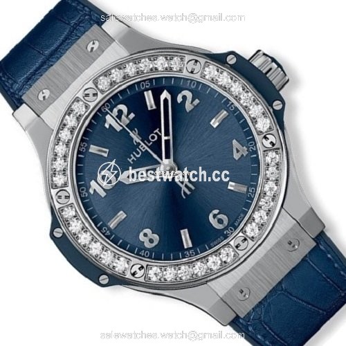 IMG_9086 Hublot Big Bang 38 mm Womens watch Quartz Steel 361.SX.7170.LR.1204 3
