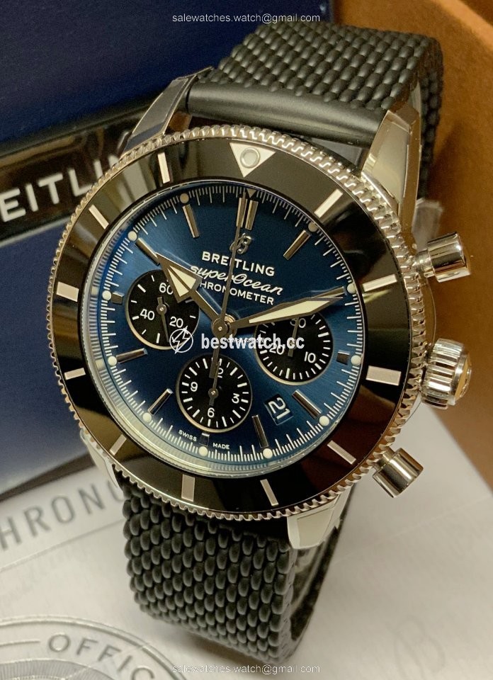 IMG_9086 Breitling Superocean Heritage II Chronographe Mens watch Unisex Automatic Steel AB0162121C1S1 3