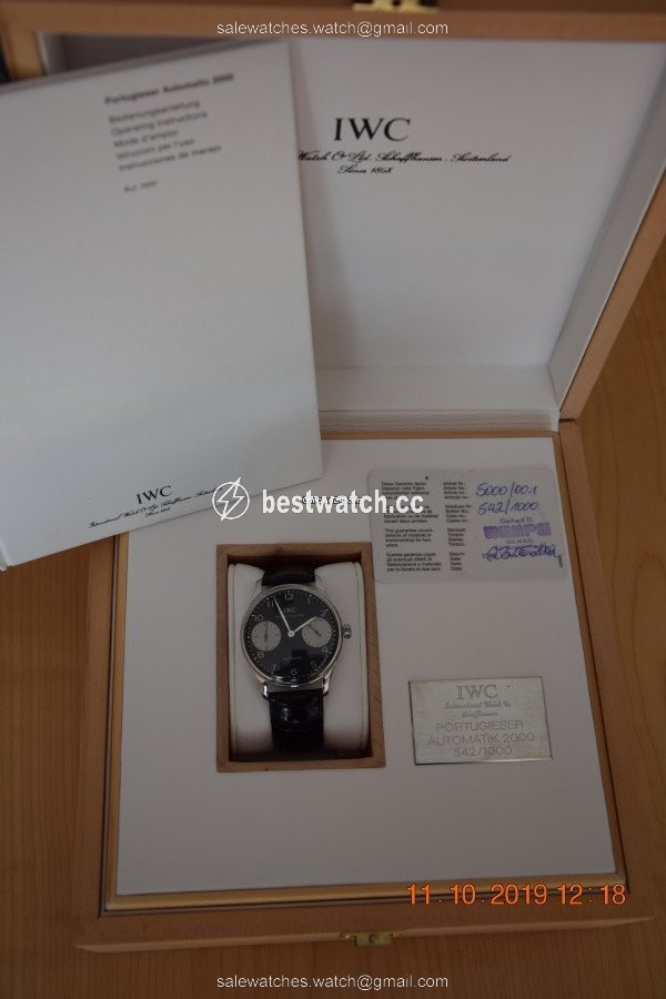 IMG_9086 IWC Portuguese Mens watch Unisex Automatic Steel IW 5000 3