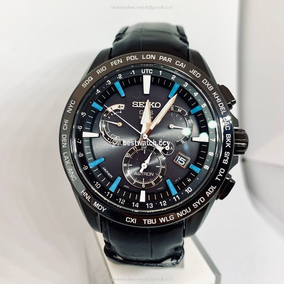 IMG_9086 Seiko Astron GPS Solar Chronograph Mens watch Unisex Steel SSE067 3
