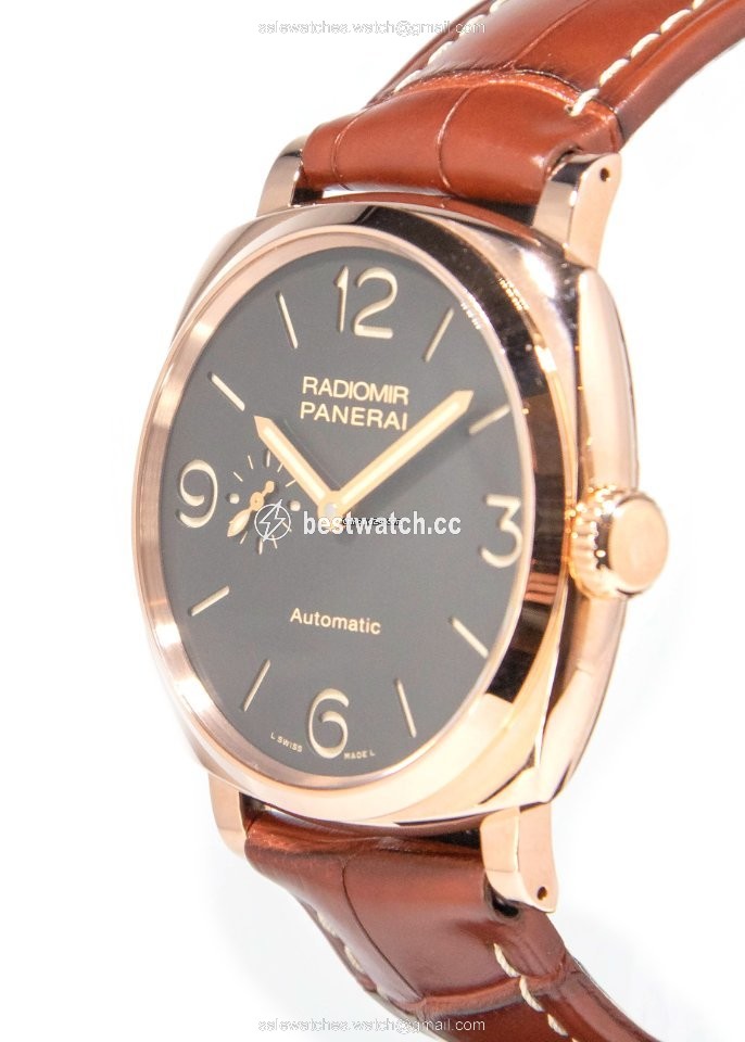 IMG_9086 Panerai Radiomir 1940 3 Days Automatic Mens watch Unisex Automatic Red gold PAM 00573 3