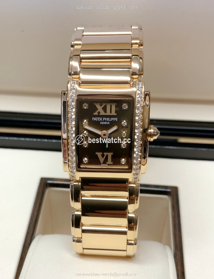IMG_9086 Patek Philippe Twenty~4 Womens watch Quartz Rose gold 4908 11R-010 3