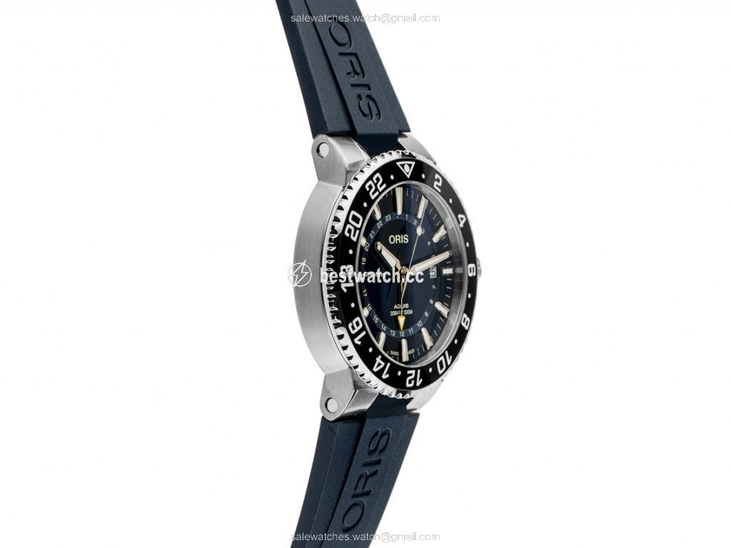 Oris Aquis GMT Date Mens watch Unisex Automatic Steel 01 798 7754 4135 07 4 24 65EB 3