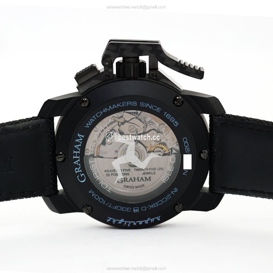 Graham Chronofighter Oversize Carbon 2CCBK.B07A 3