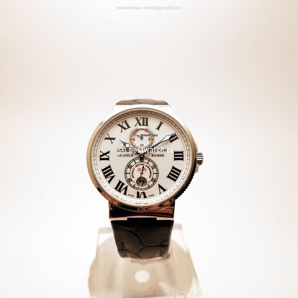 IMG_9086 Ulysse Nardin Marine Chronometer 43mm Mens watch Unisex Automatic Steel 263-67 40 3