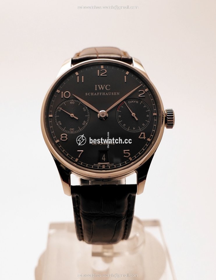 IMG_9086 IWC Portuguese Automatic Mens watch Unisex Automatic White gold IW500106 3