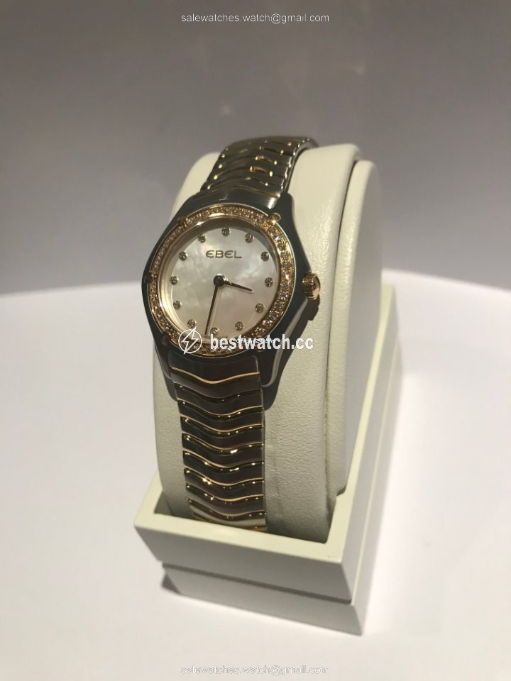 IMG_9086 Ebel Classic Womens watch Quartz Gold Steel 1215271 3