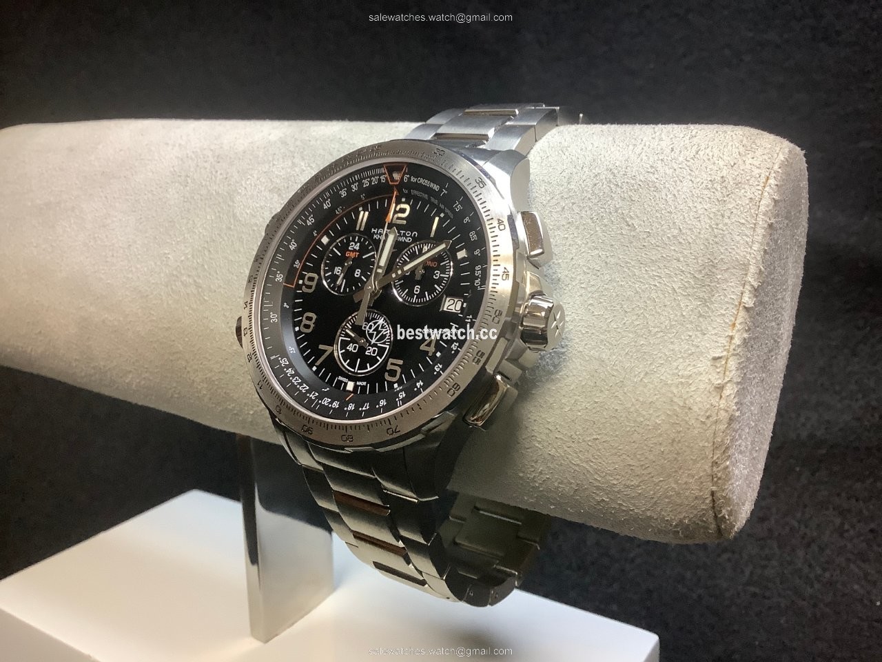 IMG_9086 Hamilton Khaki X-Wind Mens watch Unisex Quartz Steel H77912135 3