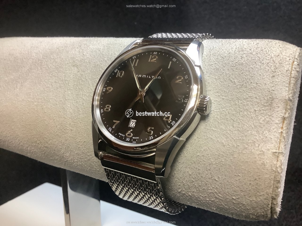 IMG_9086 Hamilton Jazzmaster Thinline Mens watch Unisex Quartz Steel H38511733 3