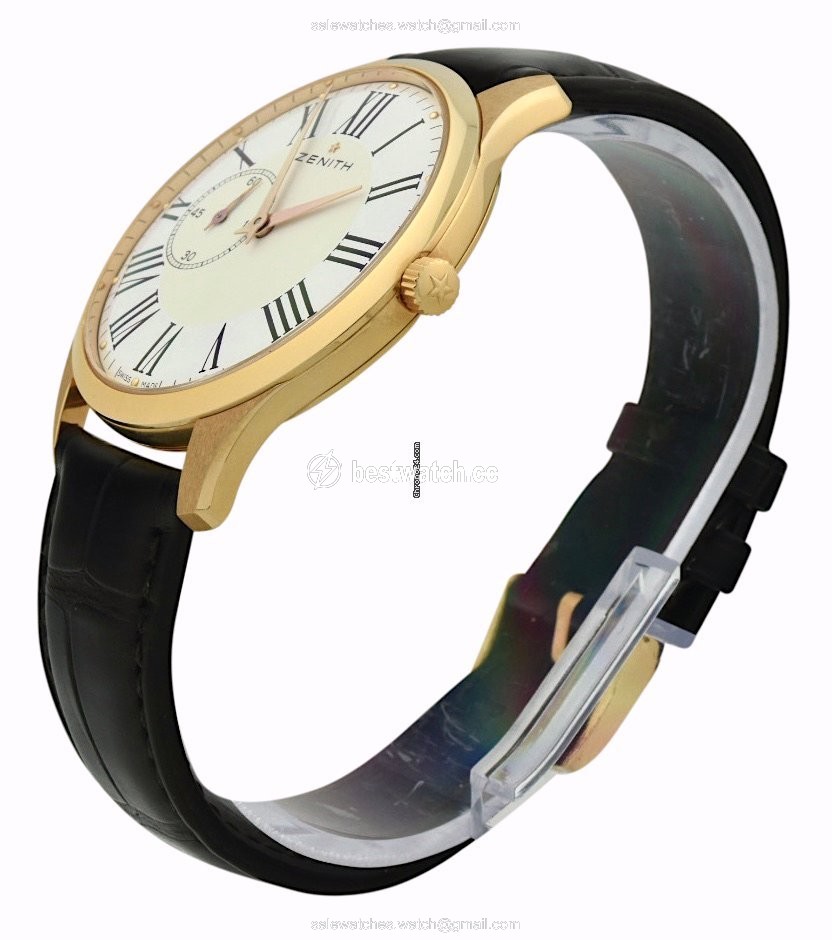 Zenith Elite Ultra Thin Mens watch Unisex Automatic Rose gold 18.2010.681 11.C498 3