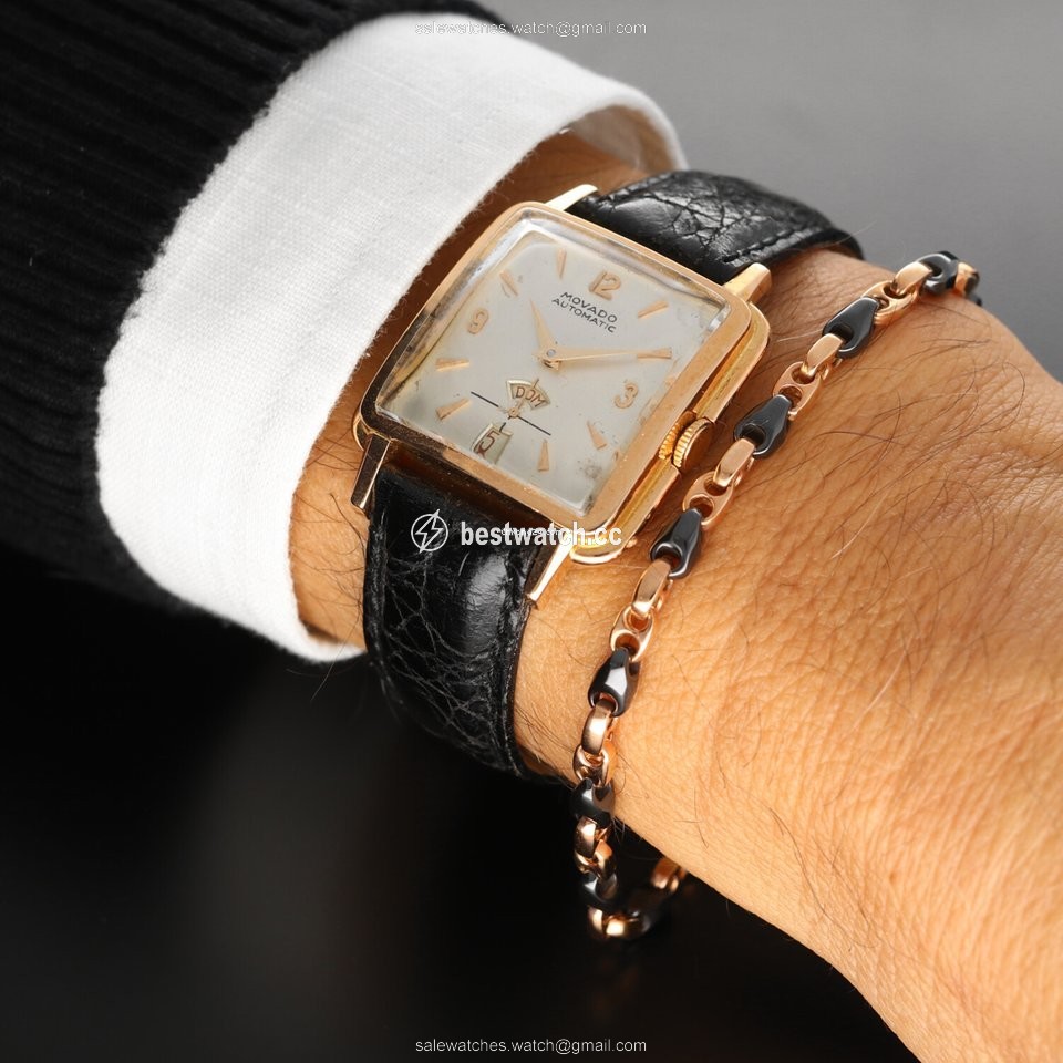 Movado Mens watch Unisex Automatic Rose gold R8477 3