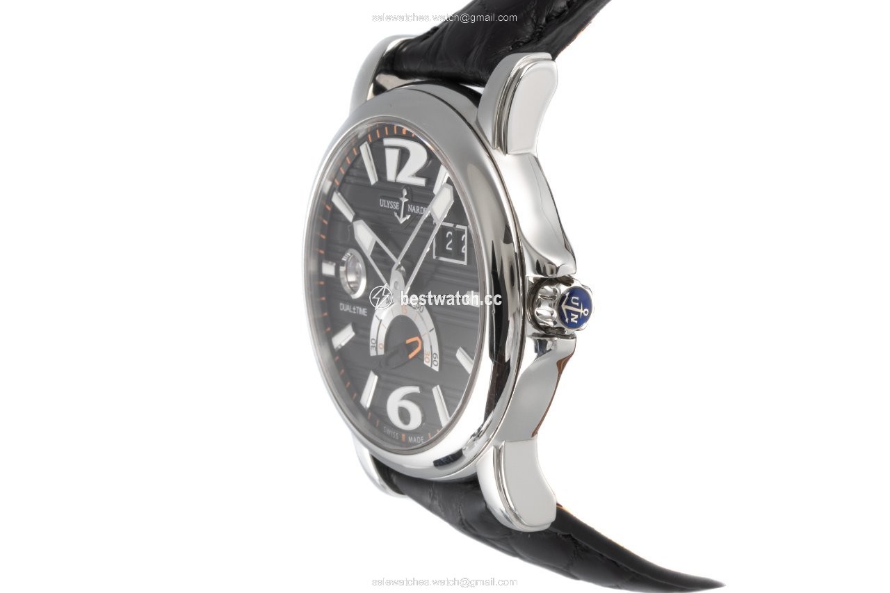 IMG_9086 Ulysse Nardin Dual Time Mens watch Unisex Automatic Steel 243-55 3
