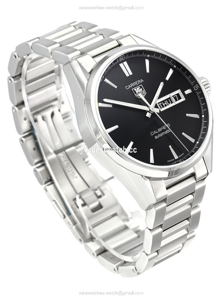 IMG_9086 TAG Heuer Carrera Calibre 5 Mens watch Unisex Automatic Steel WAR201A-1 3