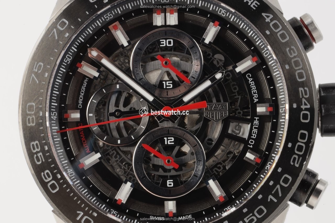 IMG_9086 TAG Heuer Carrera Calibre HEUER 01 Mens watch Unisex Automatic Steel CBG2A10.FT168 3