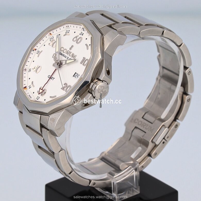 IMG_9086 Corum Admirals Cup GMT 44 Mens watch Unisex Automatic Steel 383.330.20 v701 aa12 3