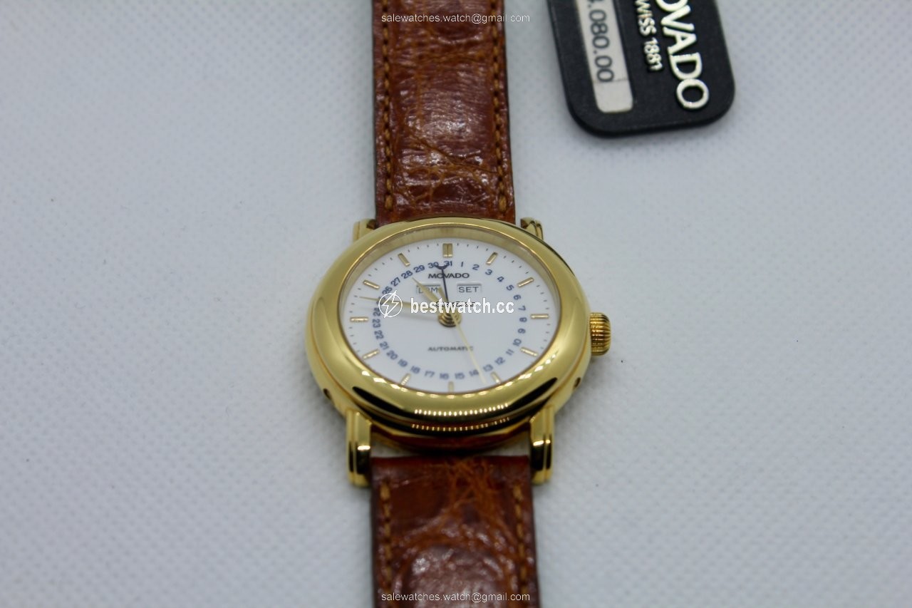 IMG_9086 Movado Mens watch Unisex Automatic Yellow gold 40 B1 870 3 420 JMI 3