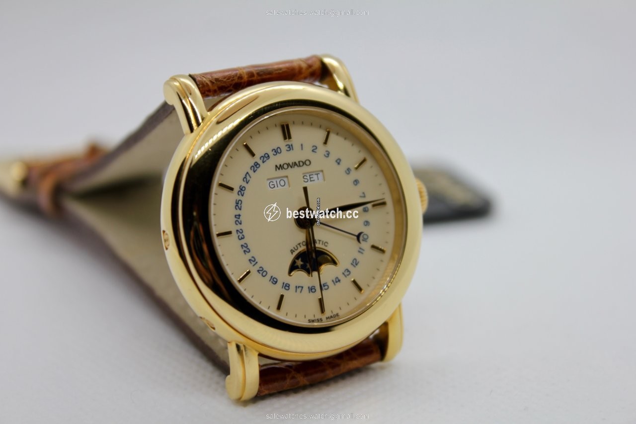 IMG_9086 Movado Mens watch Unisex Automatic Yellow gold 40 B1 870 3 417 JMI 3