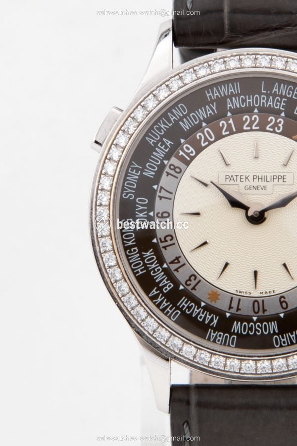 IMG_9086 Patek Philippe World Time Womens watch Automatic White gold 7130G-001 3