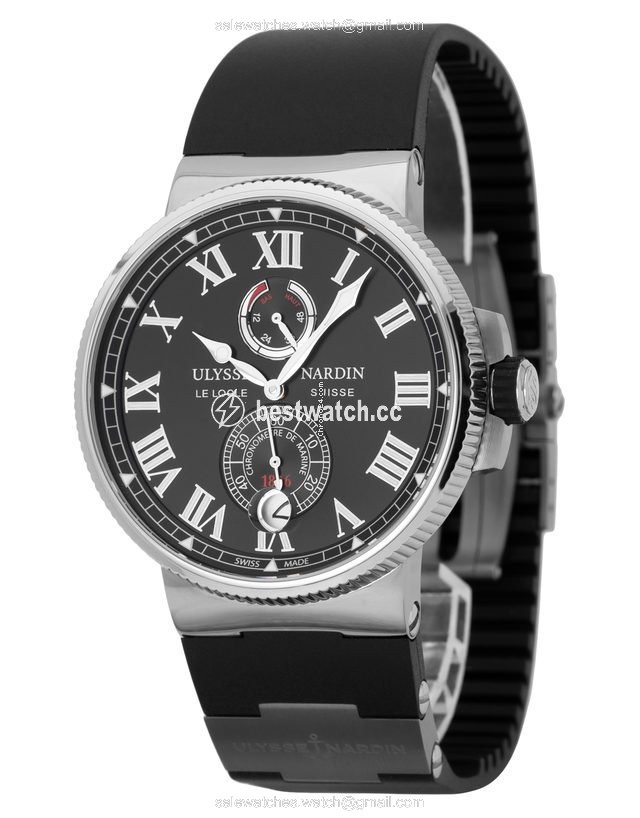 IMG_9086 Ulysse Nardin Marine Chronometer Manufacture Mens watch Unisex Automatic Steel 1183-122 42 3