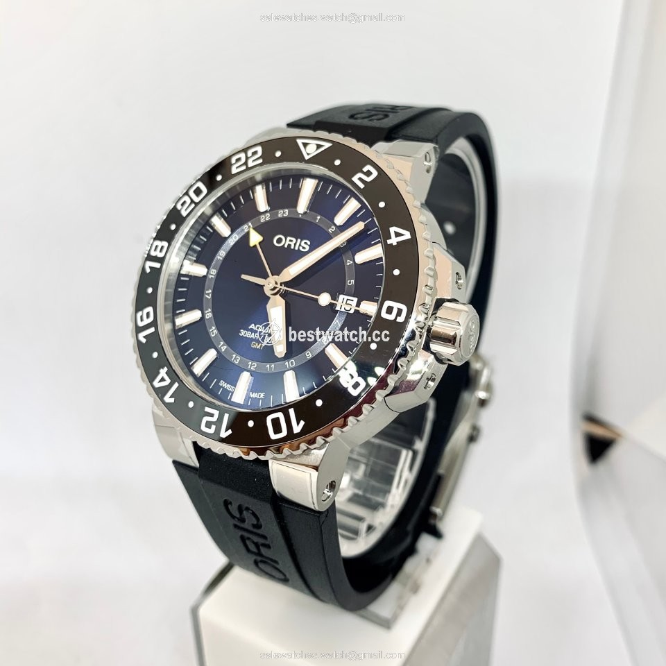 IMG_9086 Oris Aquis GMT Date Mens watch Unisex Automatic Steel 01 798 7754 4135-07 4 24 64EB 3