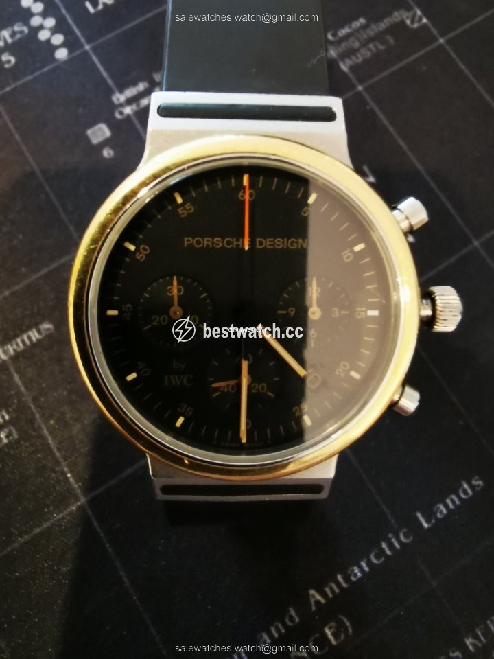 IMG_9086 Porsche Design Mens watch Unisex Quartz Gold Steel 3720-002 3