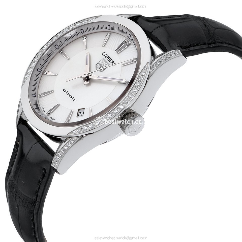 IMG_9086 TAG Heuer Carrera Lady Mens watch Unisex Automatic Steel wv2212.fc6302 3