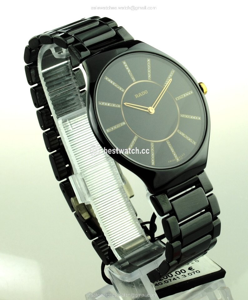 IMG_9086 Rado True Thinline Mens watch Unisex Quartz Ceramic R27741702 3