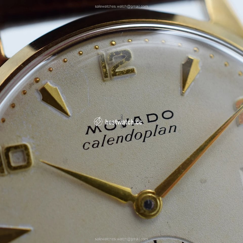 IMG_9086 Movado Mens watch Unisex Manual winding Yellow gold Movado 13322 3