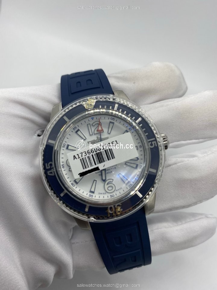 IMG_9086 Breitling Superocean 42 Mens watch Unisex Automatic Steel A17366D81A1S1 3