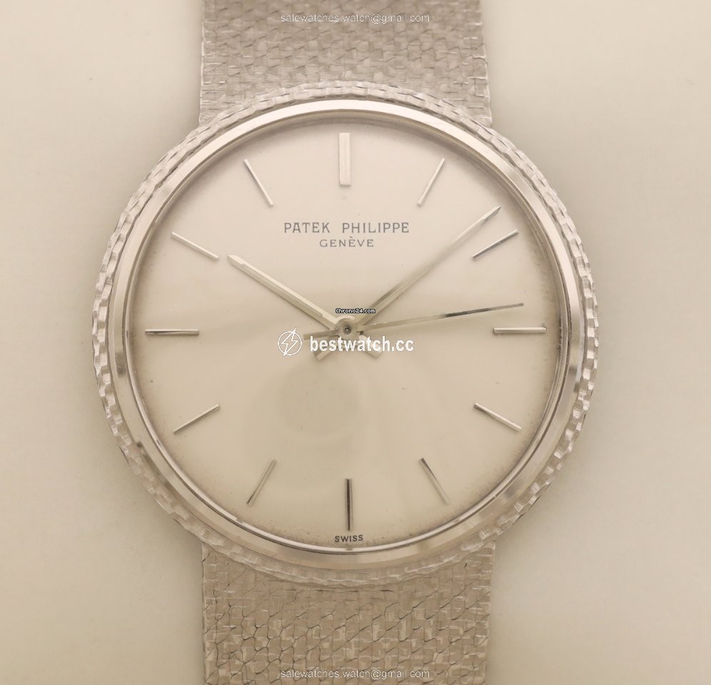 IMG_9086 Patek Philippe Calatrava Mens watch Unisex Automatic White gold 3563-2 3