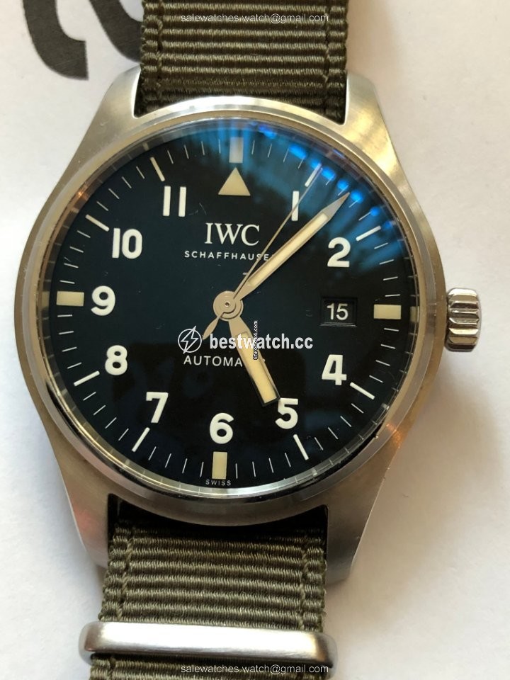 IMG_9086 IWC Pilot Mark Mens watch Unisex Automatic Steel IW327007 3