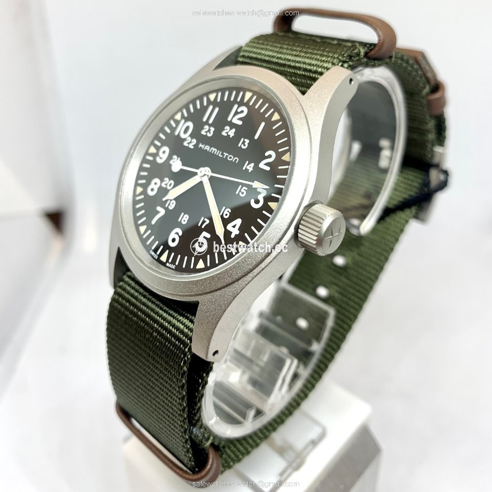 IMG_9086 Hamilton Khaki Field Mens watch Unisex Manual winding Steel H69439931 3