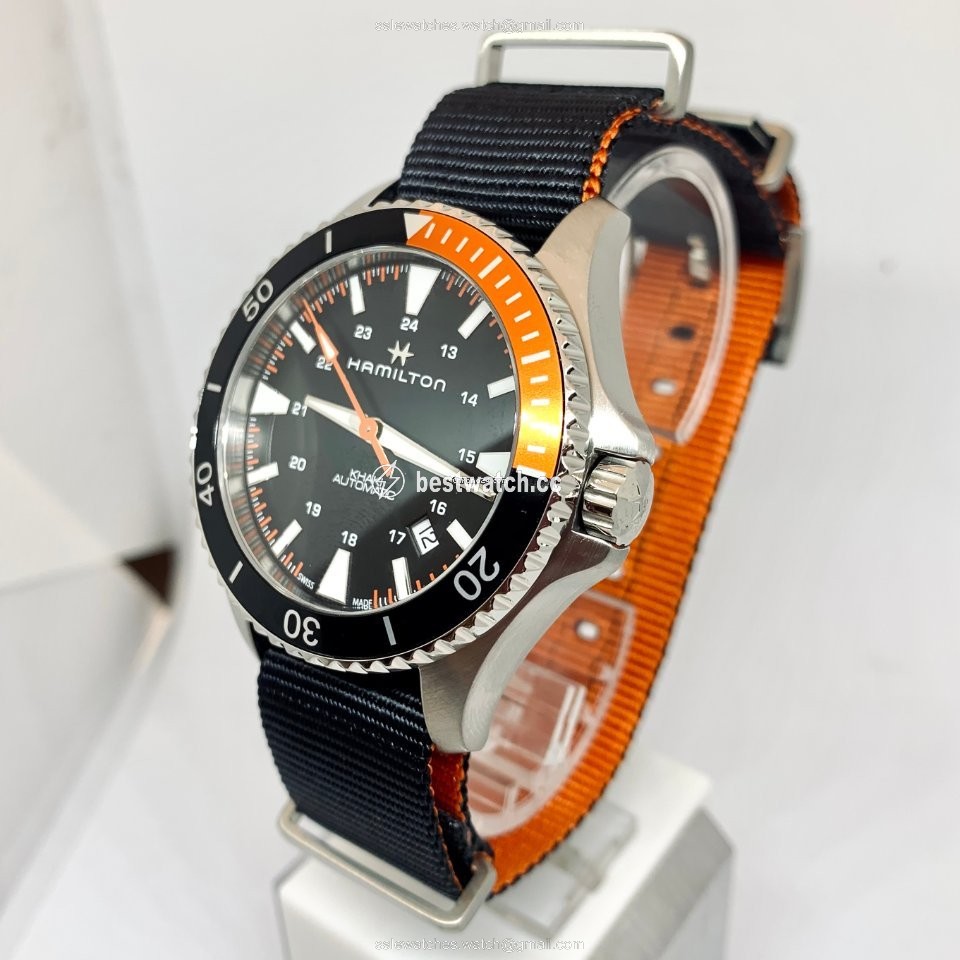 IMG_9086 Hamilton Khaki Navy Scuba Mens watch Unisex Automatic Steel H82305931 3