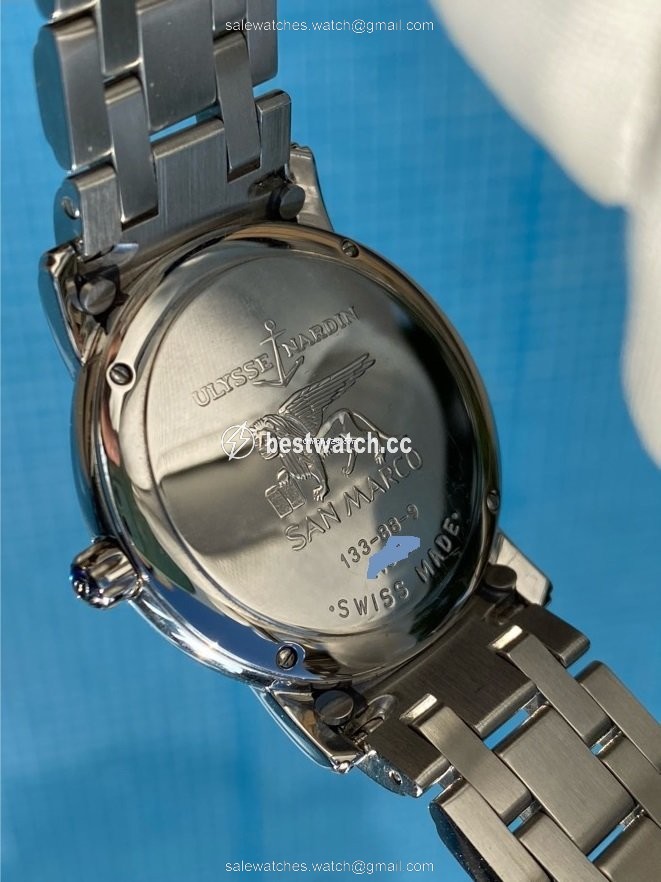 IMG_9086 Ulysse Nardin San Marco Mens watch Unisex Automatic Steel 133-88-9 3