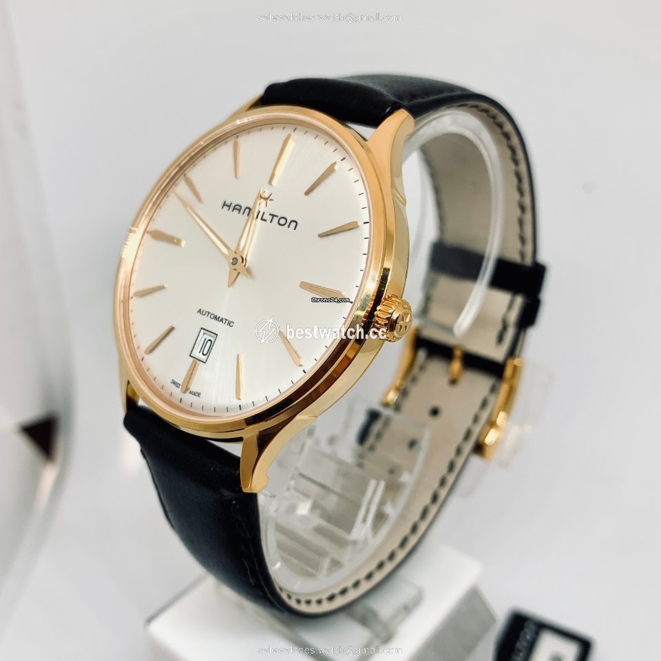 IMG_9086 Hamilton Jazzmaster Thinline Mens watch Unisex Automatic Rose gold H38545751 3