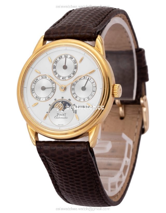 IMG_9086 Piaget Gouverneur Mens watch Unisex Automatic Yellow gold 15958 3