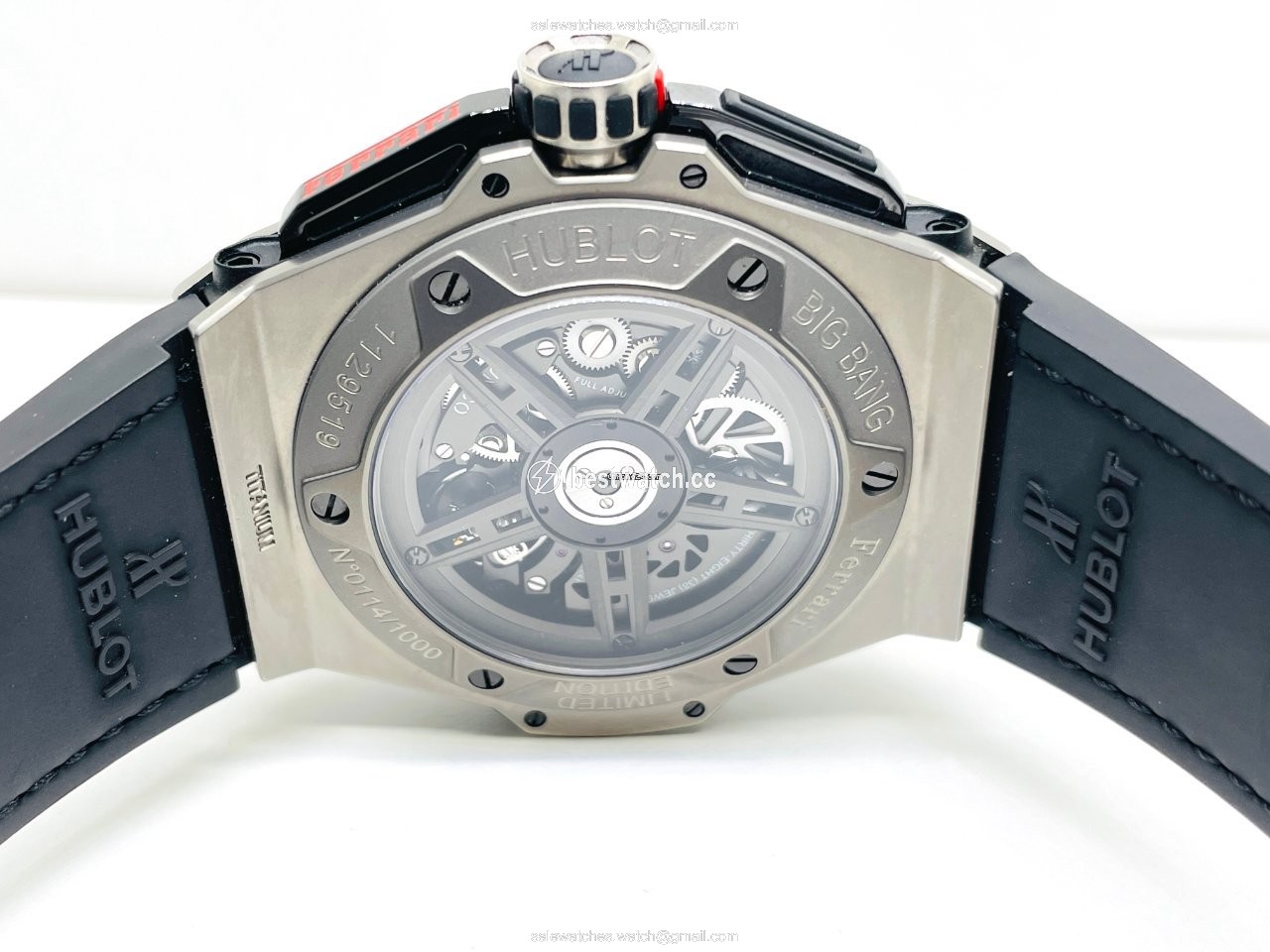 IMG_9086 Hublot Big Bang Ferrari Automatic Titanium 401.NJ.0123.VR 3