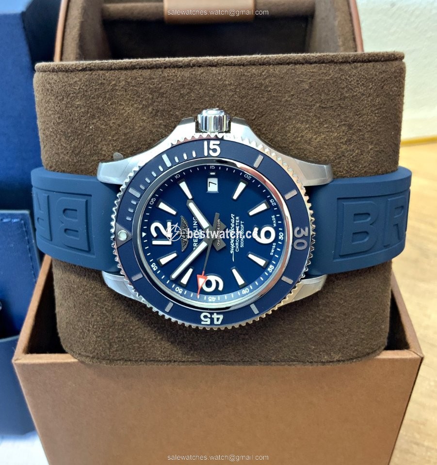 IMG_9086 Breitling Superocean 42 Mens watch Unisex Automatic Steel A17366D81C1S1 3