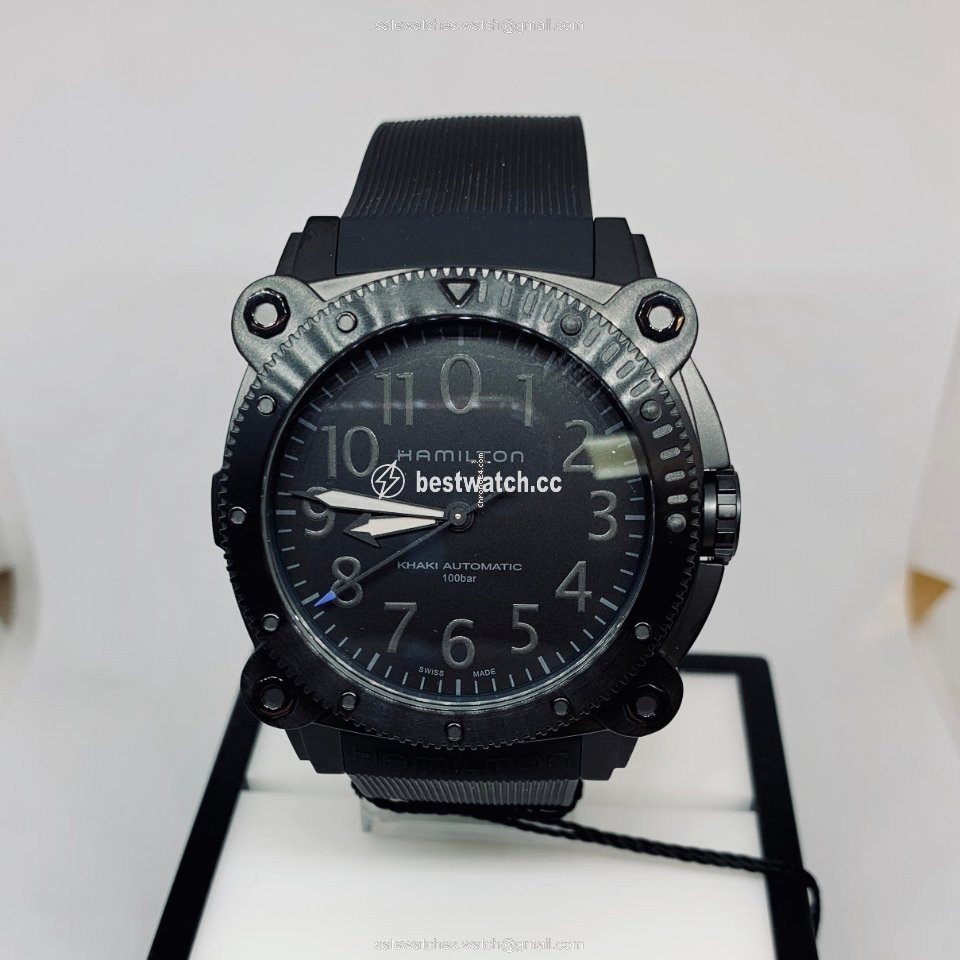 Hamilton Khaki Navy BeLOWZERO Mens watch Unisex Automatic Titanium H78505331 3