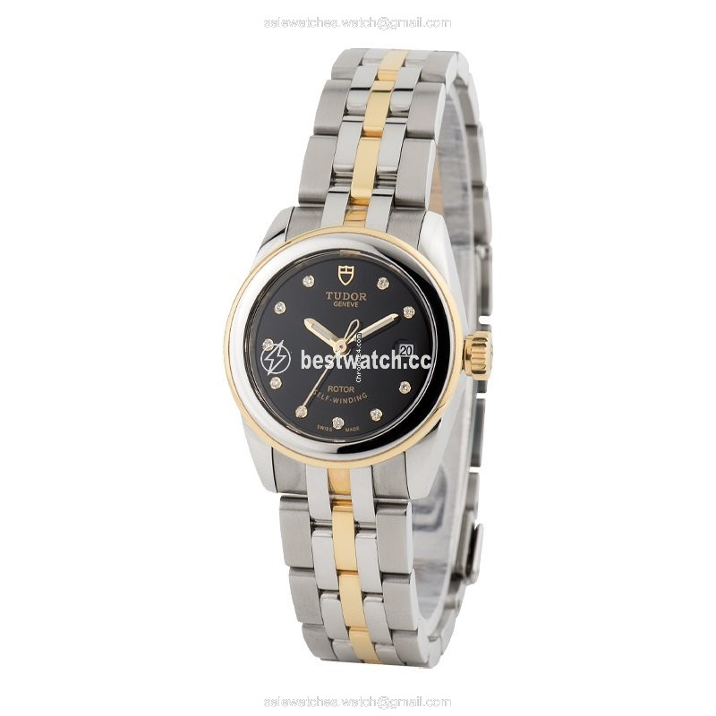 IMG_9086 Tudor Glamour Date Womens watch Automatic Gold Steel 51003-0007 3