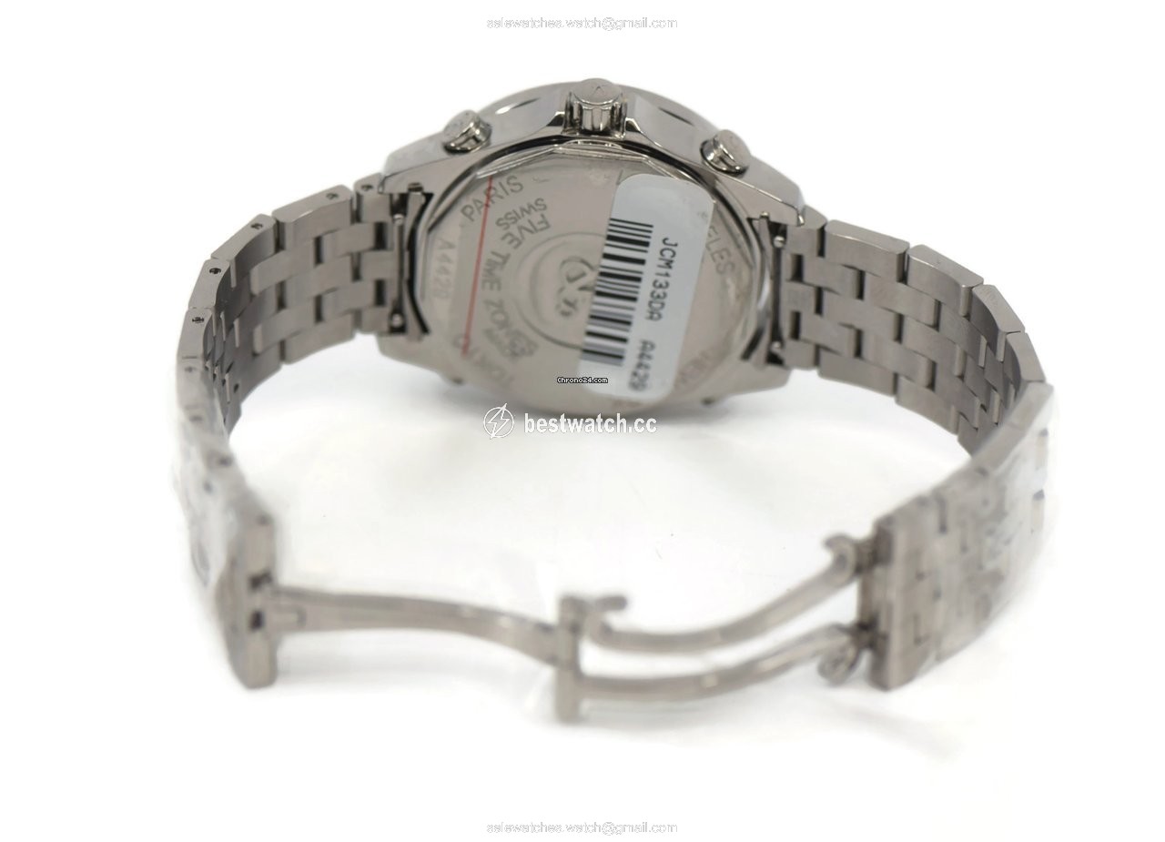 IMG_9086 Jacob & Co. Five Time Zone Mens watch Unisex Quartz Steel JCM-133DA 3