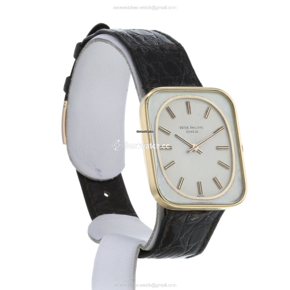 IMG_9086 Patek Philippe Golden Ellipse Mens watch Unisex Manual winding Yellow gold 3582 3