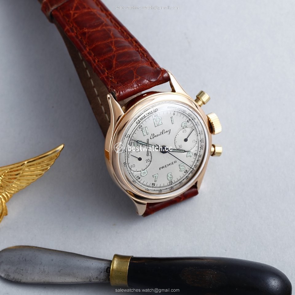 IMG_9086 Breitling Mens watch Unisex Manual winding Rose gold Ref.790 3