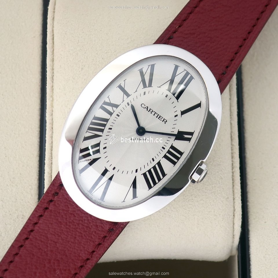 IMG_9086 Cartier Baignoire Mens watch Unisex Manual winding White gold W8000001 3
